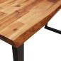 vidaXL Konsolentisch Baumkante 110x35x80 cm Massivholz Akazie vidaXL Konsolentisch Baumkante 110x35x80 cm Massivholz Akazie