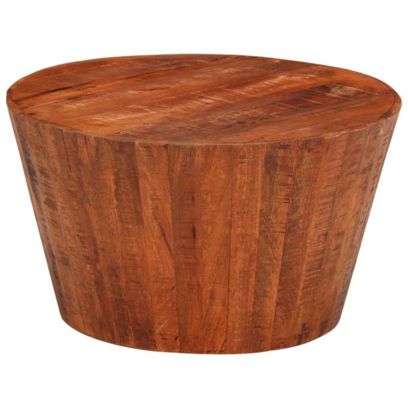 vidaXL Couchtisch Ø 52x30 cm Massivholz Mango vidaXL Couchtisch Ø 52x30 cm Massivholz Mango