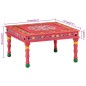 vidaXL Couchtisch Rosa Handbemalt Massivholz Mango vidaXL Couchtisch Rosa Handbemalt Massivholz Mango