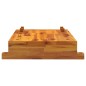 vidaXL Werkbankplatte mit Schraubstock 52x44x9,5 cm Massivholz Akazie vidaXL Werkbankplatte mit Schraubstock 52x44x9,5 cm Massivholz Akazie
