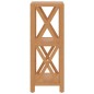 vidaXL Regal mit 3 Böden 40x30x78 cm Massivholz Eiche vidaXL Regal mit 3 Böden 40x30x78 cm Massivholz Eiche