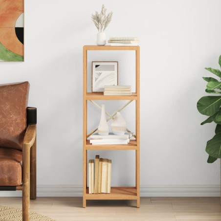 vidaXL Regal mit 4 Böden 40x30x112 cm Massivholz Eiche