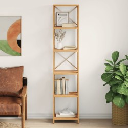 vidaXL Regal mit 6 Böden 40x30x181 cm Massivholz Eiche