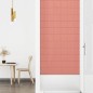Wandpaneele 12 Stk. Rosa 90x15 cm Samt 1,62 m² Wandpaneele 12 Stk. Rosa 90x15 cm Samt 1,62 m²