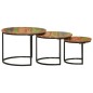 vidaXL Satztische 3 Stk. Recyceltes Massivholz vidaXL Satztische 3 Stk. Recyceltes Massivholz