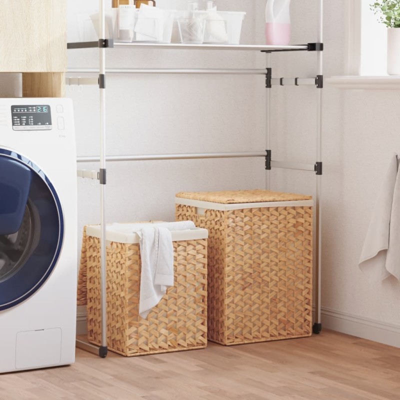 vidaXL Wäschekörbe 2 Stk. Wasserhyazinthe vidaXL Wäschekörbe 2 Stk. Wasserhyazinthe
