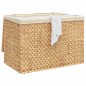 vidaXL Wäschekorb mit 3 Fächern 75x42,5x52 cm Wasserhyazinthe vidaXL Wäschekorb mit 3 Fächern 75x42,5x52 cm Wasserhyazinthe
