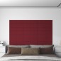 Wandpaneele 12 Stk. Weinrot 60x15 cm Samt 1,08 m² Wandpaneele 12 Stk. Weinrot 60x15 cm Samt 1,08 m²