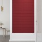 Wandpaneele 12 Stk. Weinrot 60x15 cm Samt 1,08 m² Wandpaneele 12 Stk. Weinrot 60x15 cm Samt 1,08 m²