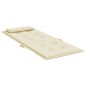 vidaXL Hochlehner-Auflagen 2 Stk. Creme Oxford-Gewebe vidaXL Hochlehner-Auflagen 2 Stk. Creme Oxford-Gewebe