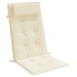 vidaXL Hochlehner-Auflagen 4 Stk. Creme Oxford-Gewebe vidaXL Hochlehner-Auflagen 4 Stk. Creme Oxford-Gewebe