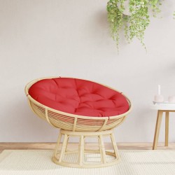 vidaXL Kissen Rund Rot Ø 100x11 cm Oxford-Gewebe