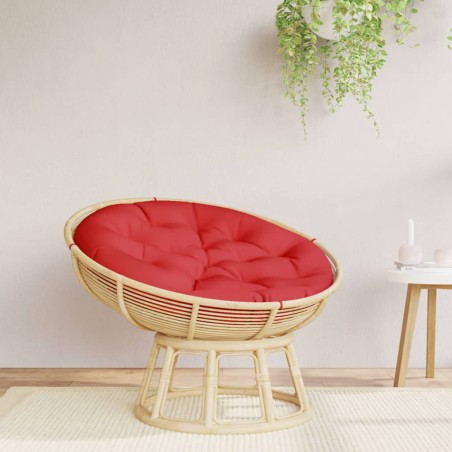 vidaXL Kissen Rund Rot Ø 100x11 cm Oxford-Gewebe