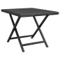 vidaXL Klapptisch Schwarz 45x35x32 cm Poly Rattan vidaXL Klapptisch Schwarz 45x35x32 cm Poly Rattan