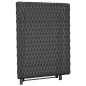 vidaXL Klapptisch Schwarz 45x35x32 cm Poly Rattan vidaXL Klapptisch Schwarz 45x35x32 cm Poly Rattan