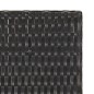 vidaXL Klapptisch Schwarz 45x35x32 cm Poly Rattan vidaXL Klapptisch Schwarz 45x35x32 cm Poly Rattan