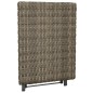 vidaXL Klapptisch Grau 45x35x32 cm Poly Rattan vidaXL Klapptisch Grau 45x35x32 cm Poly Rattan
