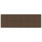 Wandpaneele 12 Stk. Braun 90x30 cm Stoff 3,24 m² Wandpaneele 12 Stk. Braun 90x30 cm Stoff 3,24 m²