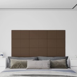 Wandpaneele 12 Stk. Braun 60x30 cm Stoff 2,16 m²