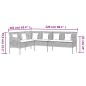vidaXL 2-tlg. Garten-Essgruppe mit Kissen Grau Poly Rattan vidaXL 2-tlg. Garten-Essgruppe mit Kissen Grau Poly Rattan