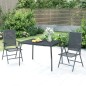 vidaXL Gartentisch Anthrazit 110x80x72 cm Stahlgitter vidaXL Gartentisch Anthrazit 110x80x72 cm Stahlgitter