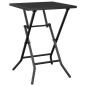 vidaXL Gartentisch Klappbar Anthrazit 50x50x72 cm Stahlgitter vidaXL Gartentisch Klappbar Anthrazit 50x50x72 cm Stahlgitter