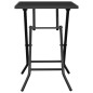 vidaXL Gartentisch Klappbar Anthrazit 50x50x72 cm Stahlgitter vidaXL Gartentisch Klappbar Anthrazit 50x50x72 cm Stahlgitter