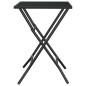 vidaXL Gartentisch Klappbar Anthrazit 50x50x72 cm Stahlgitter vidaXL Gartentisch Klappbar Anthrazit 50x50x72 cm Stahlgitter
