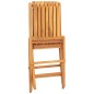 vidaXL Gartenstühle 2 Stk. Klappbar 47x47x89 cm Massivholz Teak vidaXL Gartenstühle 2 Stk. Klappbar 47x47x89 cm Massivholz Teak