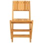 vidaXL Gartenstühle 2 Stk. Klappbar 47x61x90 cm Massivholz Teak vidaXL Gartenstühle 2 Stk. Klappbar 47x61x90 cm Massivholz Teak