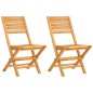 vidaXL Gartenstühle 2 Stk. Klappbar 47x62x90 cm Massivholz Teak vidaXL Gartenstühle 2 Stk. Klappbar 47x62x90 cm Massivholz Teak
