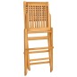 vidaXL Gartenstühle 2 Stk. Klappbar 47x62x90 cm Massivholz Teak vidaXL Gartenstühle 2 Stk. Klappbar 47x62x90 cm Massivholz Teak