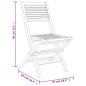 vidaXL Gartenstühle 2 Stk. Klappbar 47x62x90 cm Massivholz Teak vidaXL Gartenstühle 2 Stk. Klappbar 47x62x90 cm Massivholz Teak