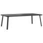 vidaXL Garten Couchtisch Anthrazit 110x55x35cm Stahl vidaXL Garten Couchtisch Anthrazit 110x55x35cm Stahl