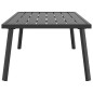 vidaXL Garten Couchtisch Anthrazit 110x55x35cm Stahl vidaXL Garten Couchtisch Anthrazit 110x55x35cm Stahl