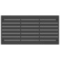 vidaXL Garten Couchtisch Anthrazit 110x55x35cm Stahl vidaXL Garten Couchtisch Anthrazit 110x55x35cm Stahl