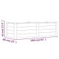 vidaXL Hochbeet 160x60x44 cm Massivholz Akazie vidaXL Hochbeet 160x60x44 cm Massivholz Akazie