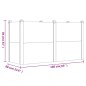vidaXL Hochbeet 160x60x84 cm Massivholz Akazie vidaXL Hochbeet 160x60x84 cm Massivholz Akazie