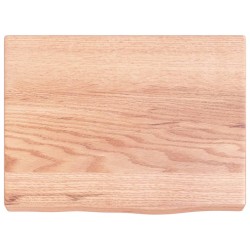 vidaXL Wandregal Hellbraun 40x30x(2-4) cm Massivholz Eiche Behandelt