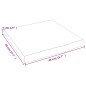 vidaXL Wandregal Hellbraun 40x40x(2-4) cm Massivholz Eiche Behandelt vidaXL Wandregal Hellbraun 40x40x(2-4) cm Massivholz Eiche Behandelt