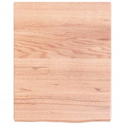 vidaXL Wandregal Hellbraun 40x50x(2-4) cm Massivholz Eiche Behandelt