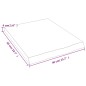 vidaXL Wandregal Hellbraun 40x50x(2-4) cm Massivholz Eiche Behandelt vidaXL Wandregal Hellbraun 40x50x(2-4) cm Massivholz Eiche Behandelt