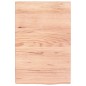 vidaXL Wandregal Hellbraun 40x60x4 cm Massivholz Eiche Behandelt vidaXL Wandregal Hellbraun 40x60x4 cm Massivholz Eiche Behandelt