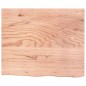 vidaXL Wandregal Hellbraun 60x50x2 cm Massivholz Eiche Behandelt vidaXL Wandregal Hellbraun 60x50x2 cm Massivholz Eiche Behandelt