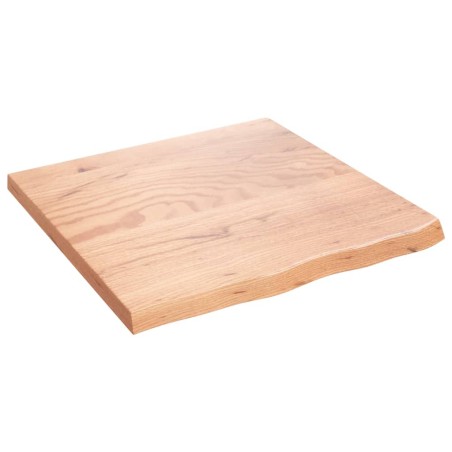 vidaXL Wandregal Hellbraun 60x60x4 cm Massivholz Eiche Behandelt