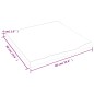 vidaXL Wandregal Hellbraun 60x60x4 cm Massivholz Eiche Behandelt vidaXL Wandregal Hellbraun 60x60x4 cm Massivholz Eiche Behandelt