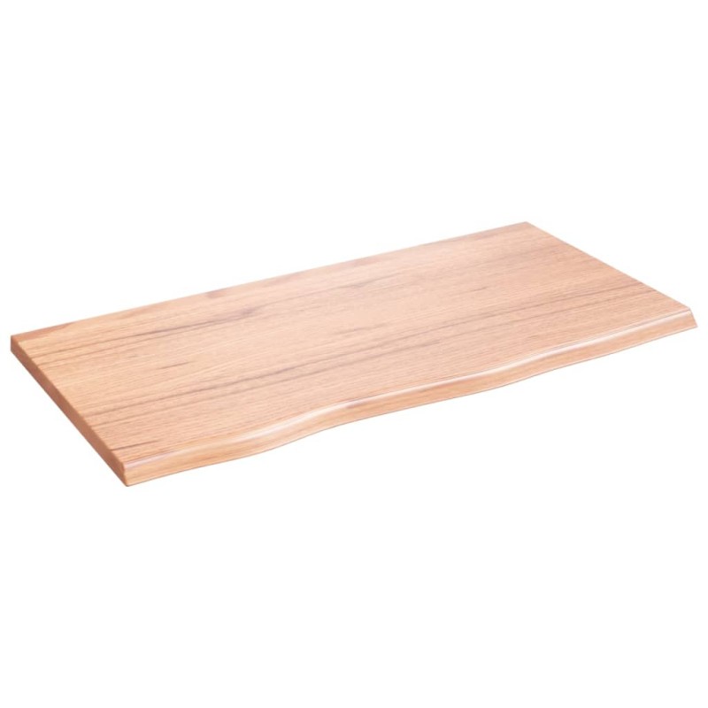 vidaXL Wandregal Hellbraun 80x40x2 cm Massivholz Eiche Behandelt vidaXL Wandregal Hellbraun 80x40x2 cm Massivholz Eiche Behandelt