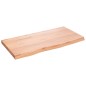 vidaXL Wandregal Hellbraun 80x40x4 cm Massivholz Eiche Behandelt vidaXL Wandregal Hellbraun 80x40x4 cm Massivholz Eiche Behandelt