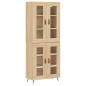 Highboard Sonoma-Eiche 69,5x34x180 cm Holzwerkstoff Highboard Sonoma-Eiche 69,5x34x180 cm Holzwerkstoff