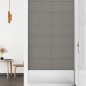 Wandpaneele 12 Stk. Hellgrau 60x30 cm Stoff 2,16 m² Wandpaneele 12 Stk. Hellgrau 60x30 cm Stoff 2,16 m²